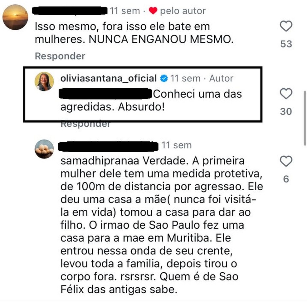 Deputada Olívia Santana faz acusação contra Edson Gomes — Foto: Reprodução/Instagram