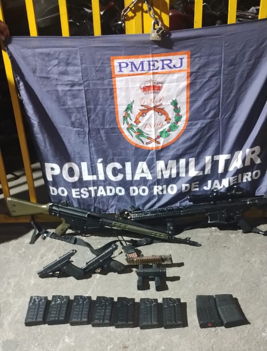 PM e suspeito são presos com fuzis e pistolas na Região Metropolitana ...