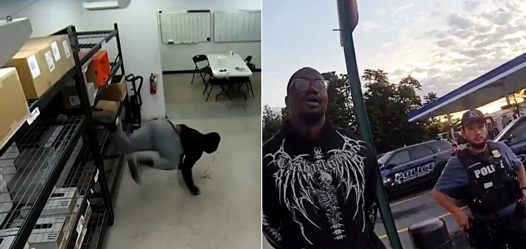 Ladrão arromba loja, mas não consegue fugir após sua picape ser roubada