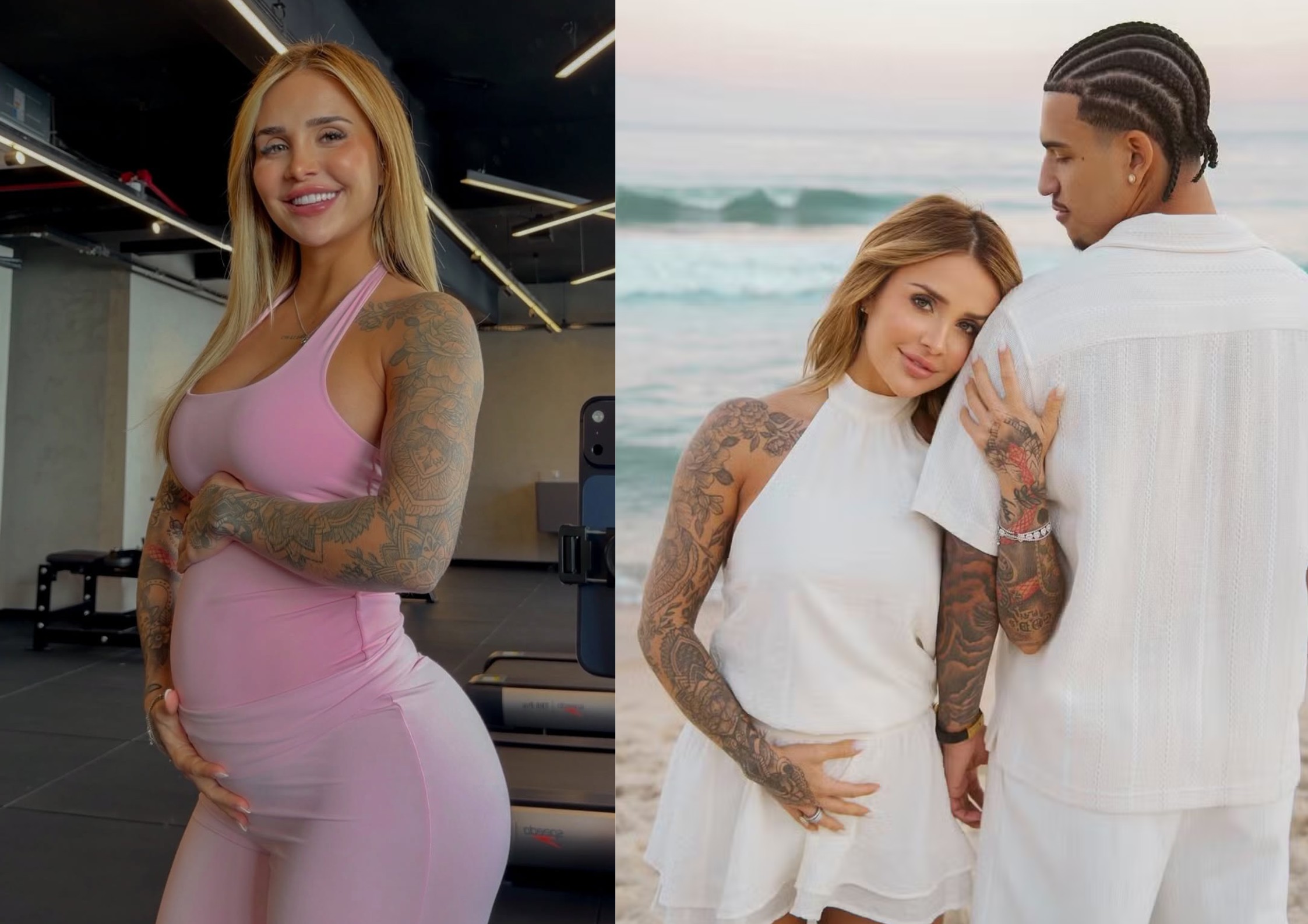 Nova chance! Esperando primeira filha, Bruna Rotta e jogador Kauã Elias reatam namoro após término polêmico