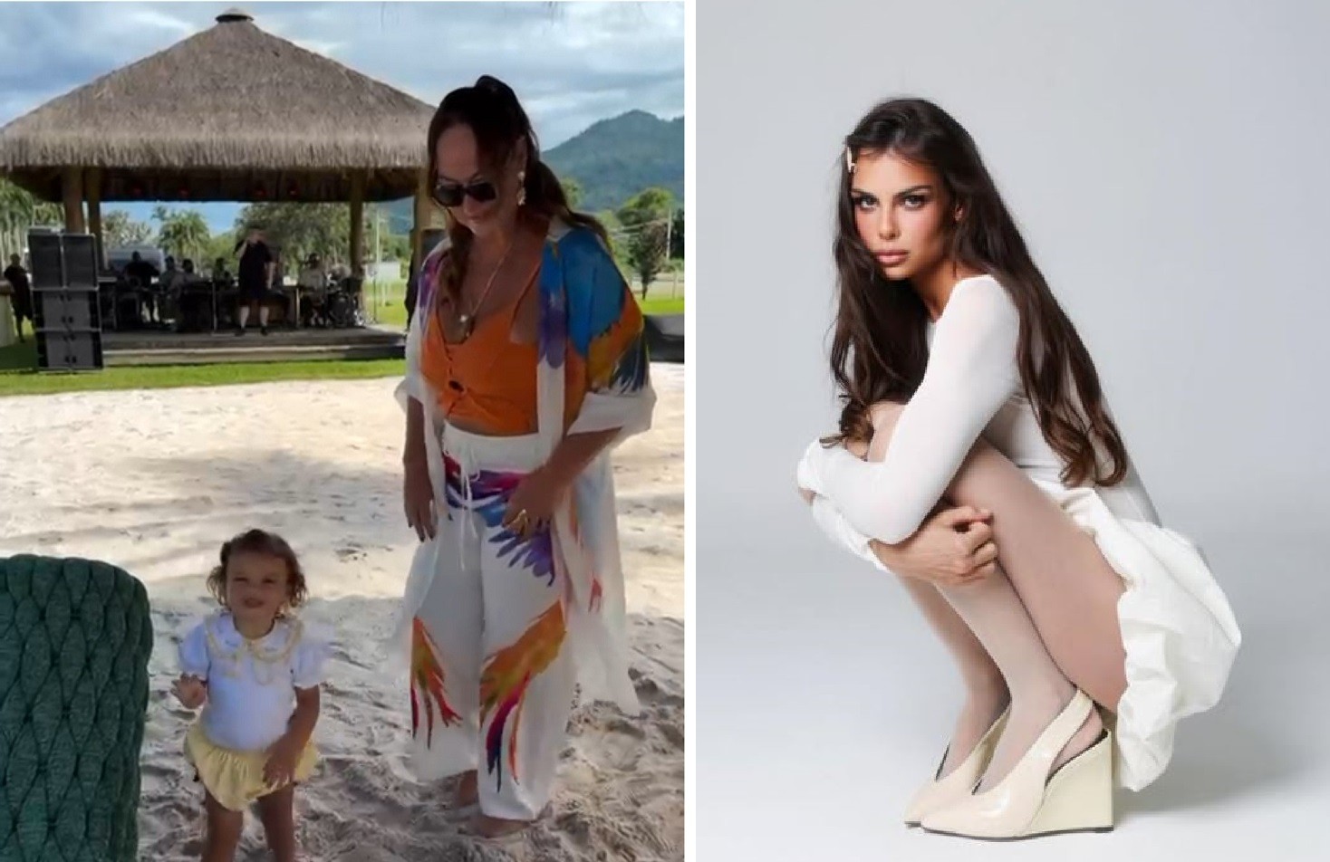 Mãe de Neymar é atacada por fãs de Bruna Biancardi ao convidar neta e modelo para comemorar aniversário