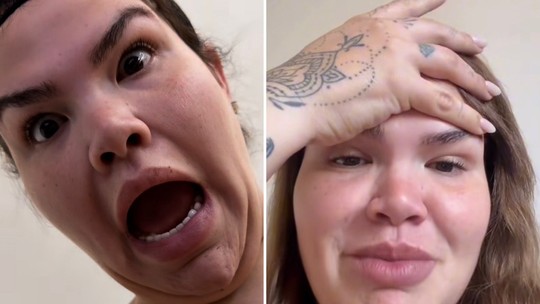 Thais Carla se surpreende com balança: 'Peso de quando eu tinha 16 anos'