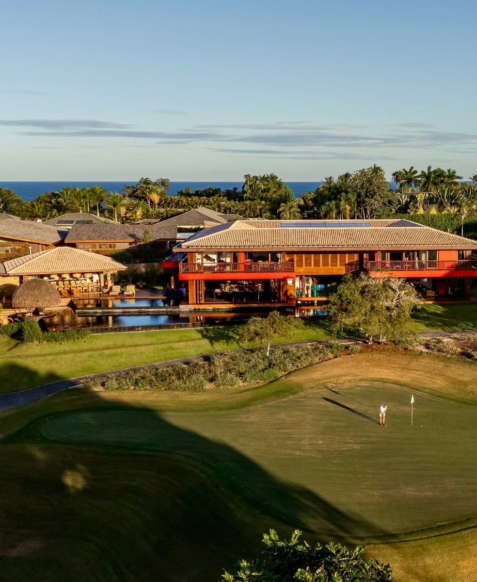 Ivete Sangalo aluga casa de luxo para férias com a família em Trancoso, na Bahia — Foto: Reprodução/Instagram