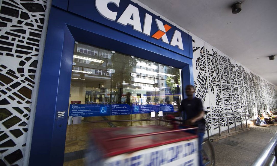 Agência da Caixa Econômica Federal no Centro do Rio