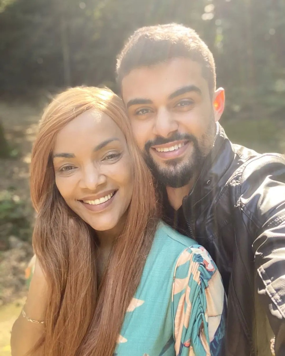 Flordelis e Allan Soares  — Foto: reprodução/ instagram