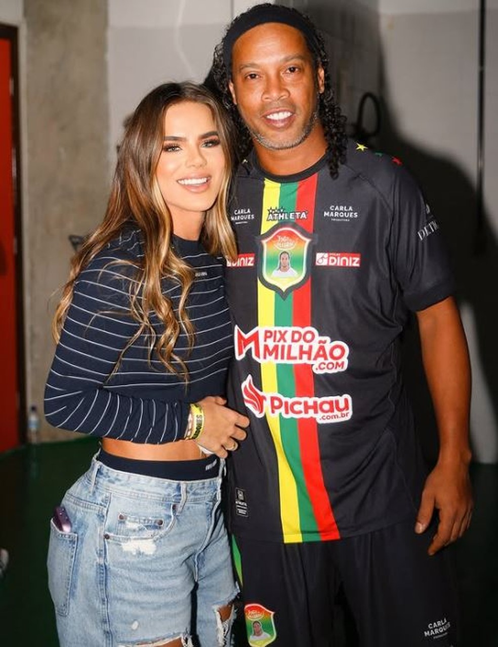 Bru Cramer &eacute; cunhada de Ronaldinho Ga&uacute;cho &mdash; Foto: ASJ Consultoria/ divulga&ccedil;&atilde;o