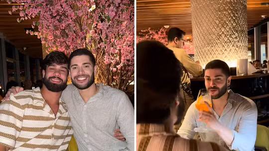 Ex-participantes do BBB 26, Paulo e Marcelo celebram reencontro com jantar no Rio