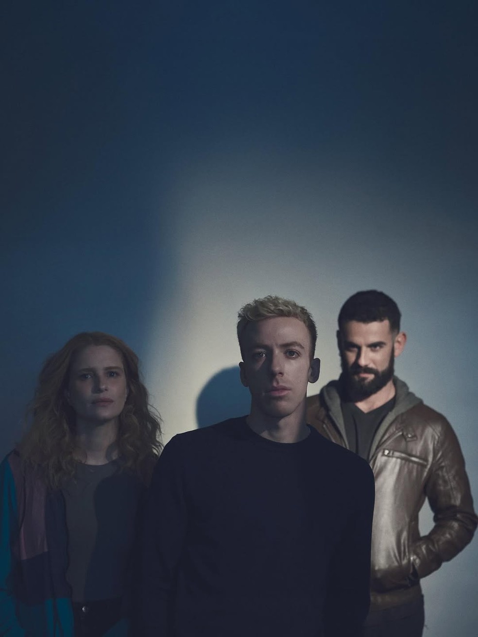 Julia Lund, João Côrtes e Igor Fortunado na peça "Eddy" — Foto: Renato Pagliacci/Reprodução/Instagram