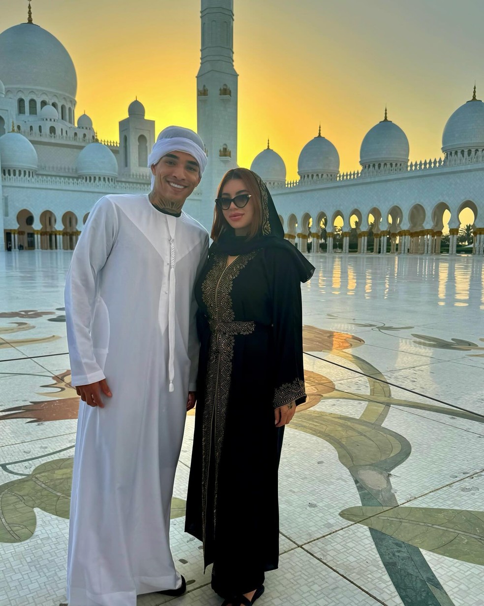 A nutricionista Angélica Richter é mulher do jogador Igor Jesus — Foto: reprodução/ instagram