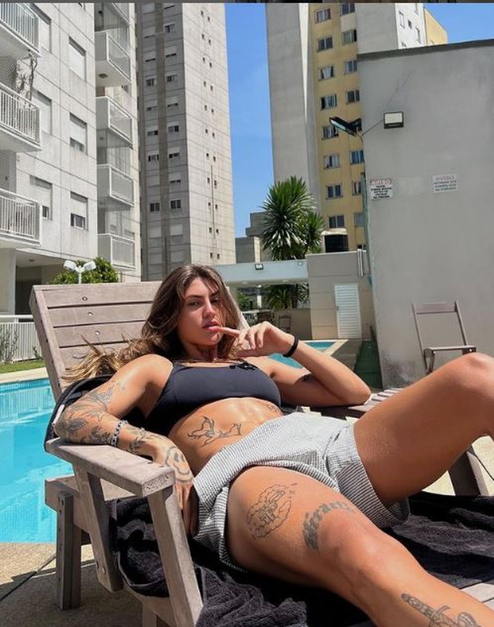 Mia Carvalho, affair de Yasmin Brunet — Foto: rep/ instagram