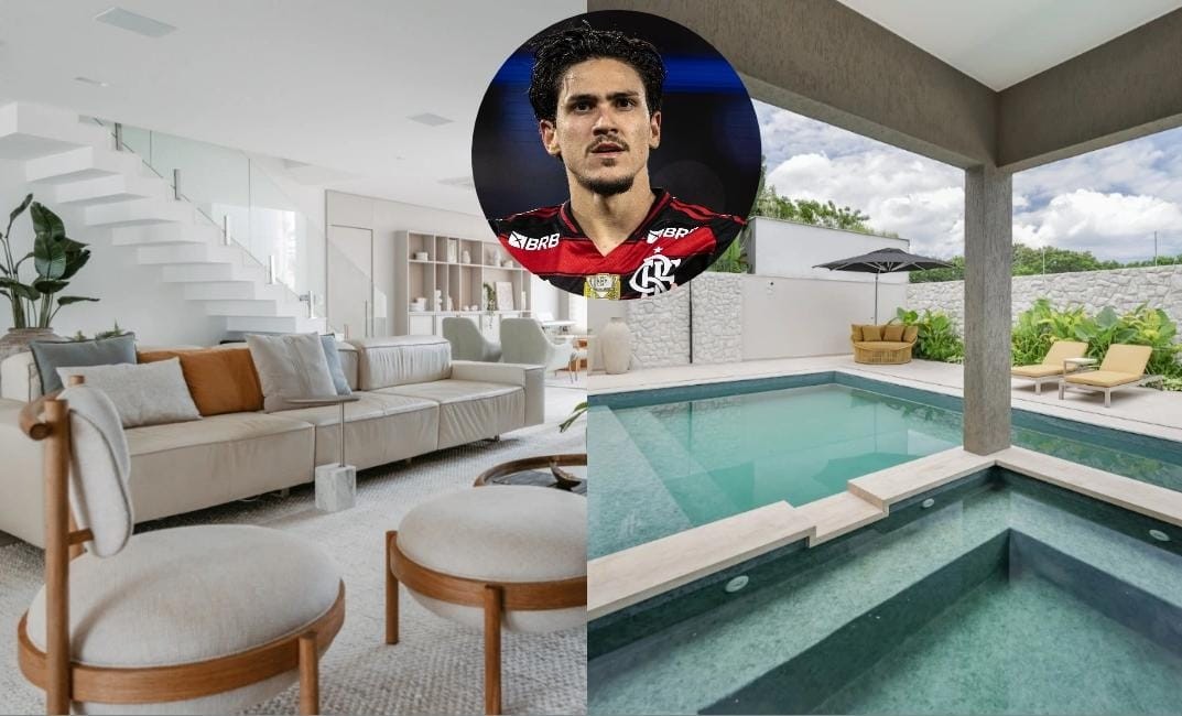 Como é a mansão que está no meio de uma disputa judicial entre Pedro, do Flamengo, e antigos donos: fotos