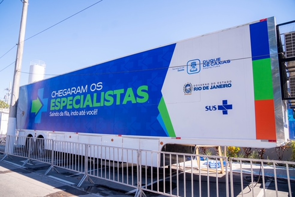 Carreta atende pacientes regulados pelas Clínicas da Família e já recebeu 127 mil pessoas — Foto: Divulgação