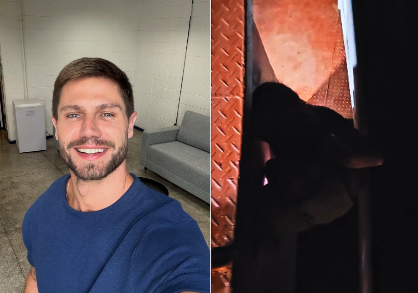 Ex-BBB Jonas Sulzbach é flagrado aos beijos com mulher em passeio de barco pelo Rio Tocantins