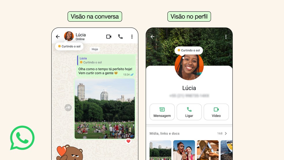 WhatsApp aprimora fun&ccedil;&atilde;o de recados &mdash; Foto: Divulga&ccedil;&atilde;o