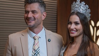 Calita Franciele com o ex-BBB Marcos Harter  Foto: Instagram