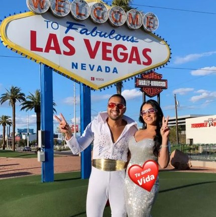 Tirullipa com a mulher Stefânia Lemos — Foto: reprodução/ instagram