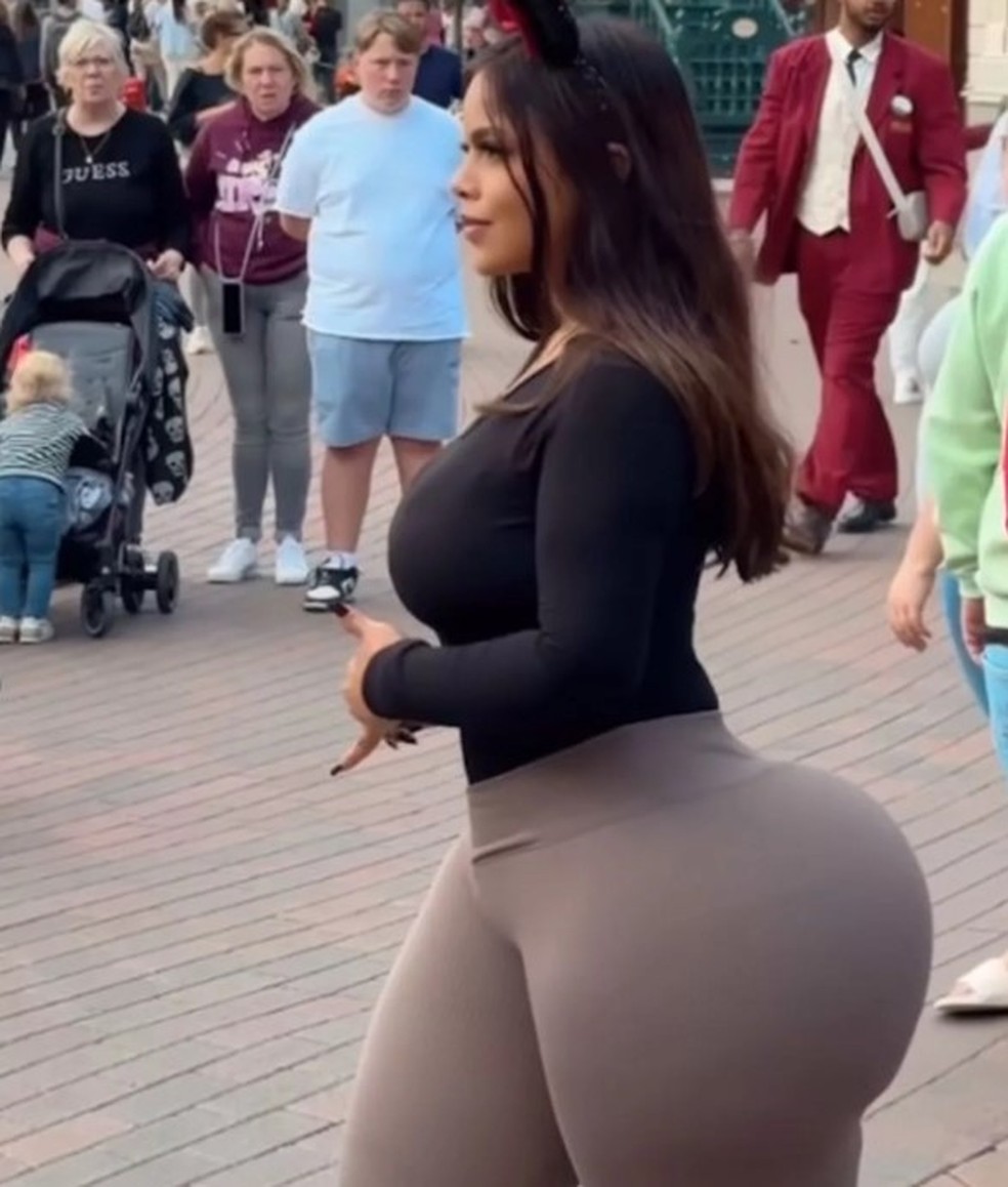 Modelo Gracie Bon reclama por ter virado 'motivo de piada' durante passeio &agrave; Disney &mdash; Foto: Reprodu&ccedil;&atilde;o/Instagram