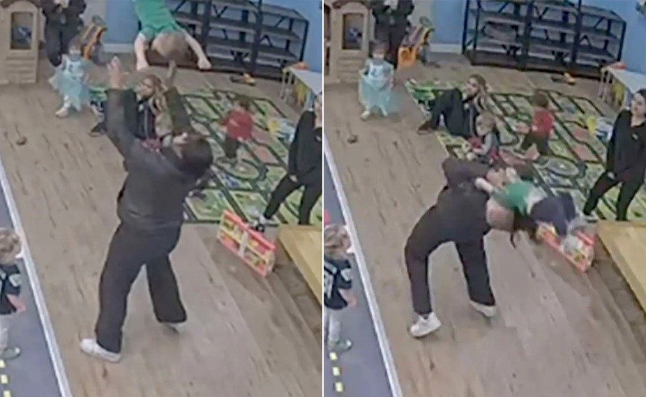 Menino sofre lesão cerebral após cair ao ser jogado para o alto por funcionária de parquinho infantil