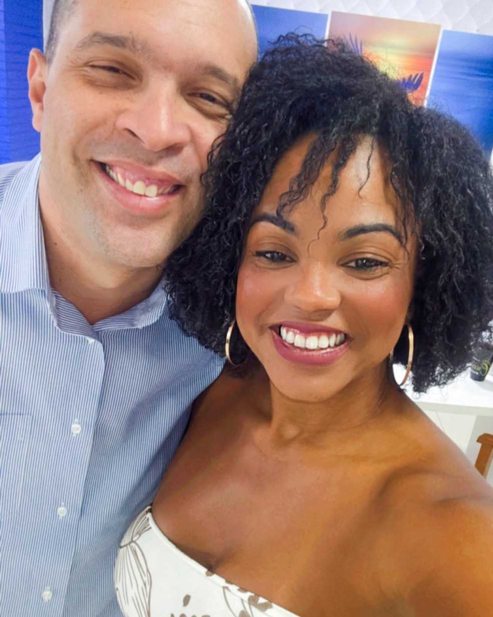 Bianca Monteiro com o presidente da Portela Junior Escafura  — Foto: reprodução/ instagram