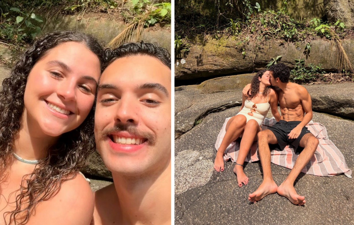 Prestes a estrear no Rock in Rio, Bento Gil posa com a namorada e a parabeniza: 