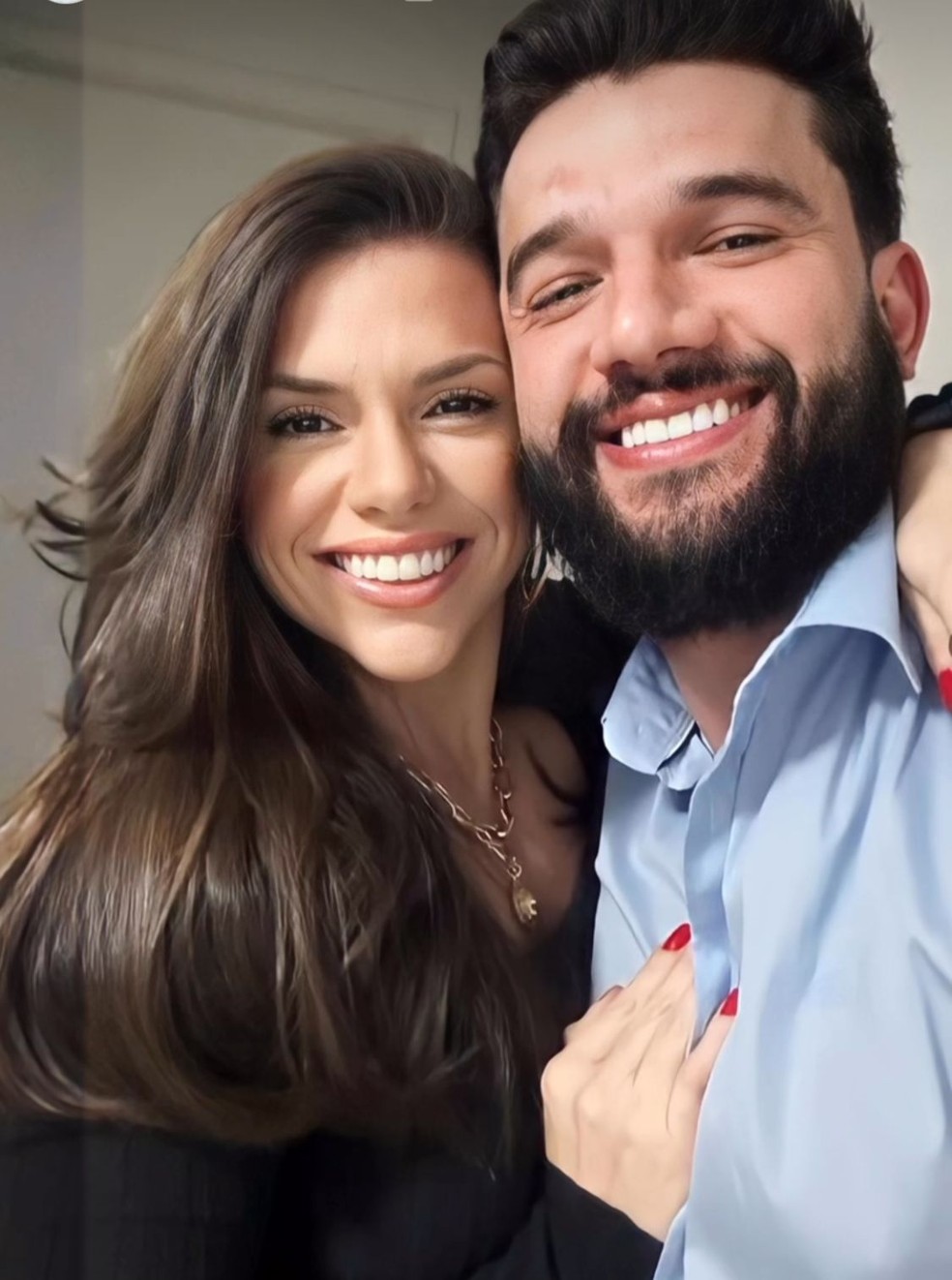 Viúva de Tom Veiga, Cybelle Hermínio hoje namora o empresário Kaueh Rodrigues, — Foto: Instagram