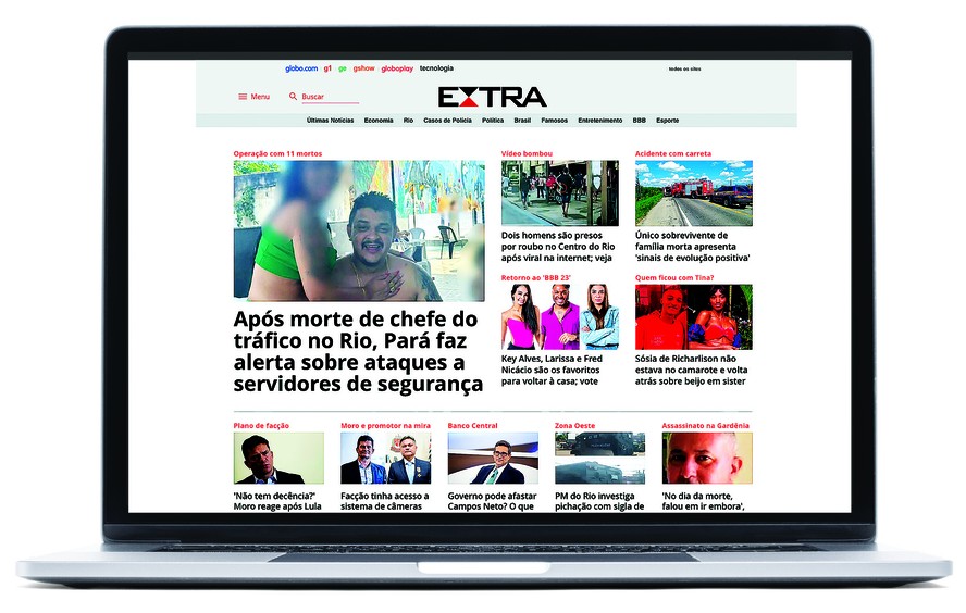 EXTRA lança novo site, agora mais moderno, ágil e informativo