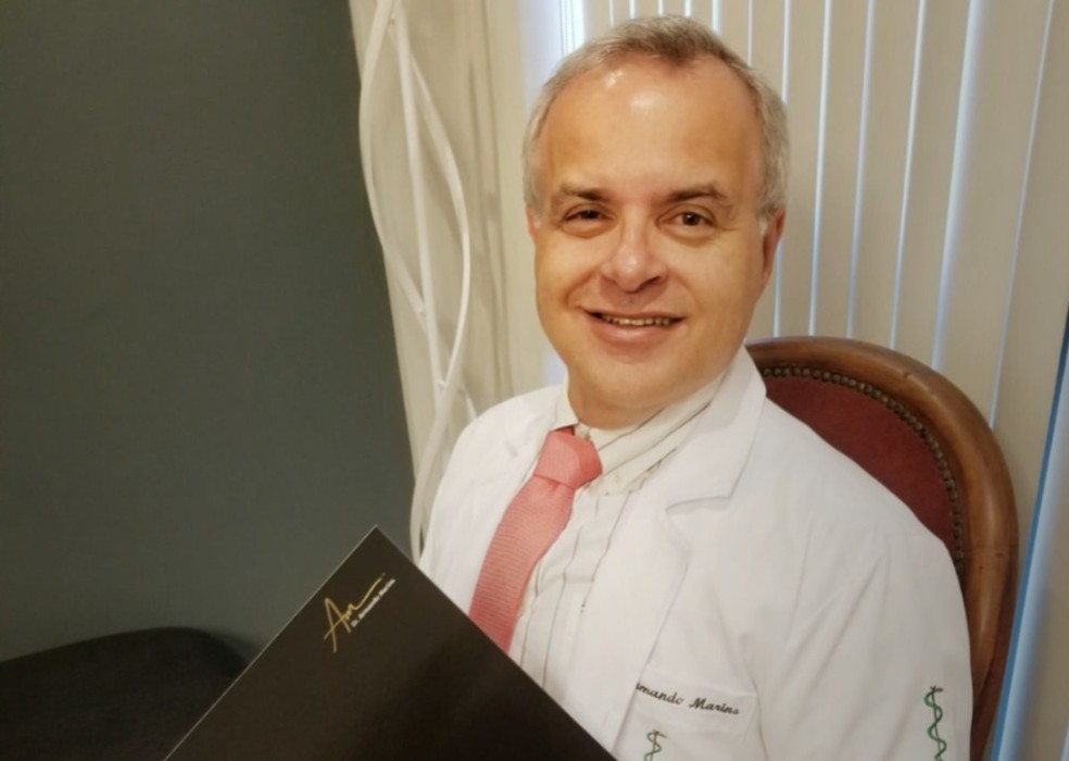 Dr. Armando Marins, ex-vereador de S&atilde;o Gon&ccedil;alo e investigado por morte de paciente ap&oacute;s procedimento est&eacute;tico &mdash; Foto: Reprodu&ccedil;&atilde;o/Instagram