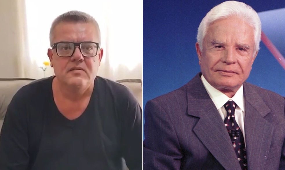 Filho de Cid Moreira, Rodrigo Radenzev  é solto após prisão com tijolos de maconha — Foto: Reprodução e arquivo/O Globo