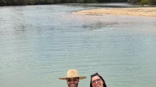 Murilo Huff embarca para Trancoso com noiva e filho após celebrar aniversário de Léo