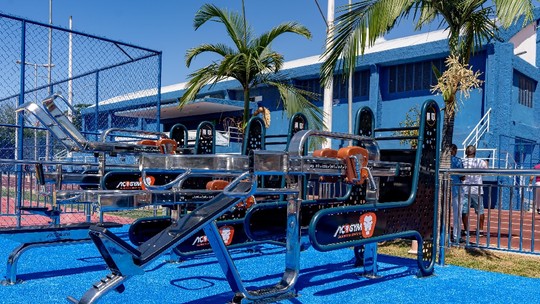 Academia da Vila Olímpica de Caxias ganha novos equipamentos