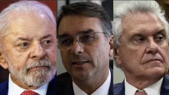 Genial/Quaest: Lula tem 37% no 1° turno, seguido por Flávio Bolsonaro (32%), Caiado (6%) e Zema (3%)