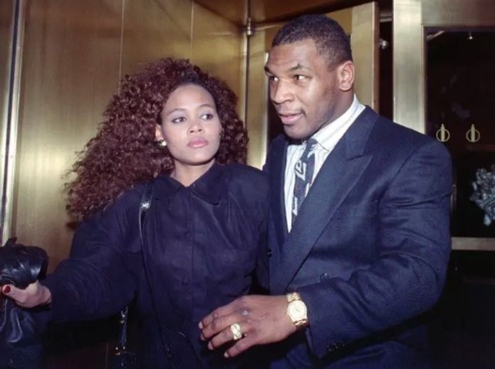 Mike Tyson e Robin Givens — Foto: AFP