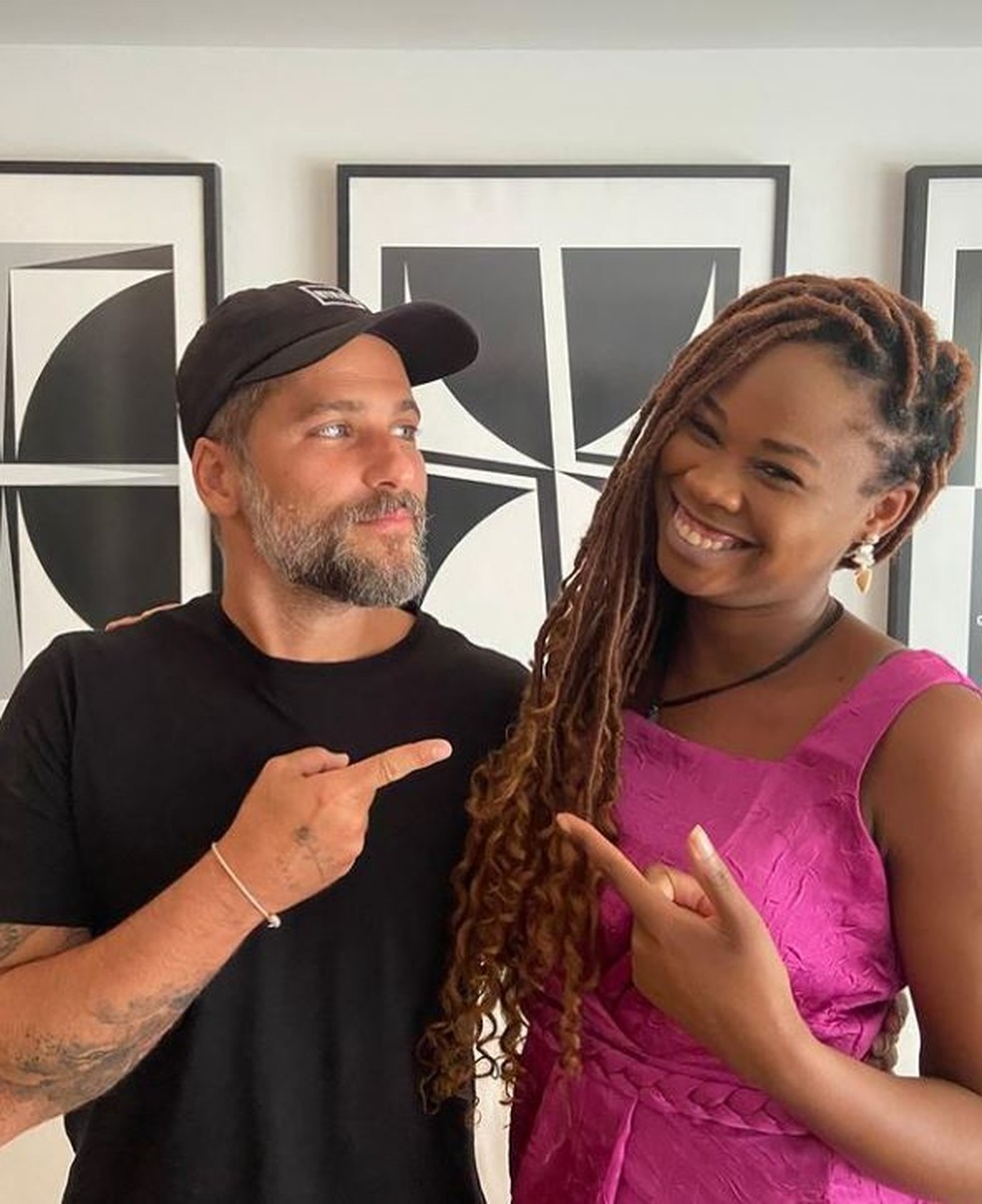 A advogada Juliana Souza e Bruno Gagliasso — Foto: rep/ instagram