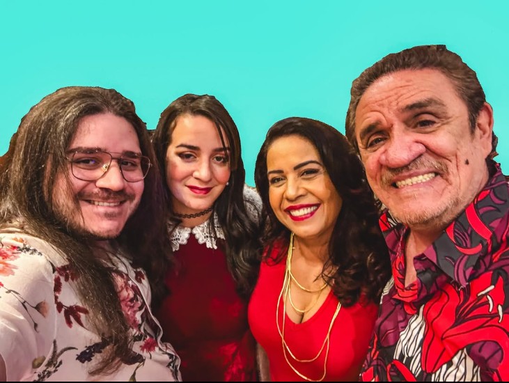 Zé Ramalho aparece em foto rara ao lado dos filhos e da mulher com quem ...