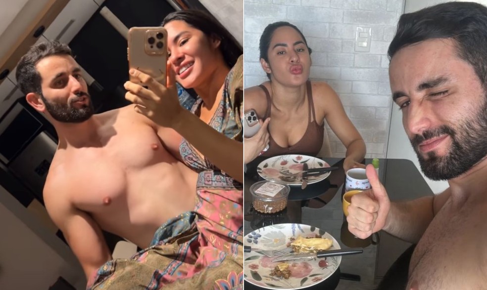 Matteus e Isabelle, do 'BBB 24', relembram o primeiro 'eu te amo' &mdash; Foto: Reprodu&ccedil;&atilde;o/Instagram