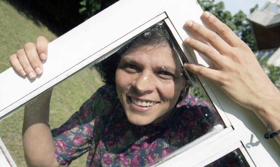 Cássia Eller em ensaio para o jornal O GLOBO em 1994 — Foto: Marcos André Pinto/Agência O Globo