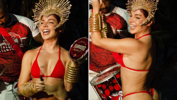 Musa pela 1ª vez, Gkay reflete sobre pressão estética no carnaval 