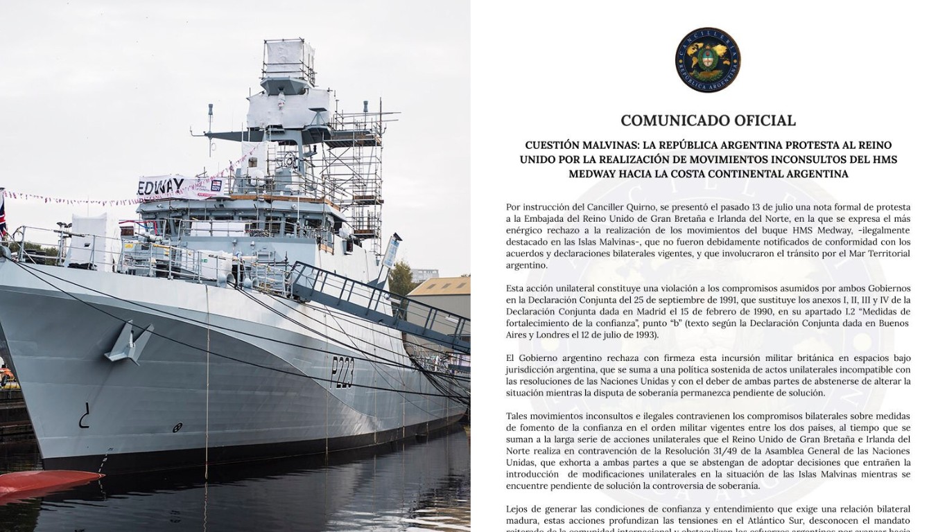 Argentina acusa Inglaterra de ‘incursão ilegal’ nas ilhas Malvinas horas após vitória na Copa do Mundo