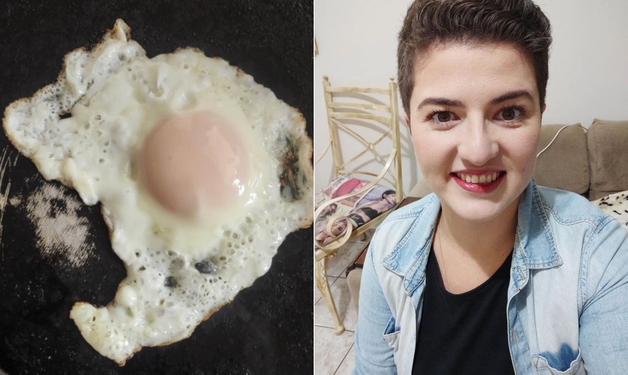 Por acidente, mulher 'frita' ovo com a forma do mapa do Brasil, e a web  reage: 'sai do fake, El Niño