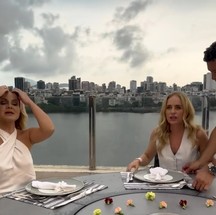 Eliana recebe Anglica em seu apartamento duplex na Lagoa  Foto: reproduo/ instagram