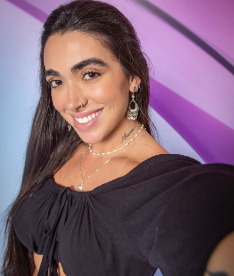 Giovanna Lima (BBB24) aderiu à técnica brow lamination — Foto: Reprodução/Instagram