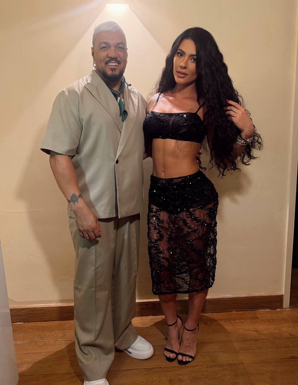 Belo e Rayane Figliuzzi � Foto: rep/instagram