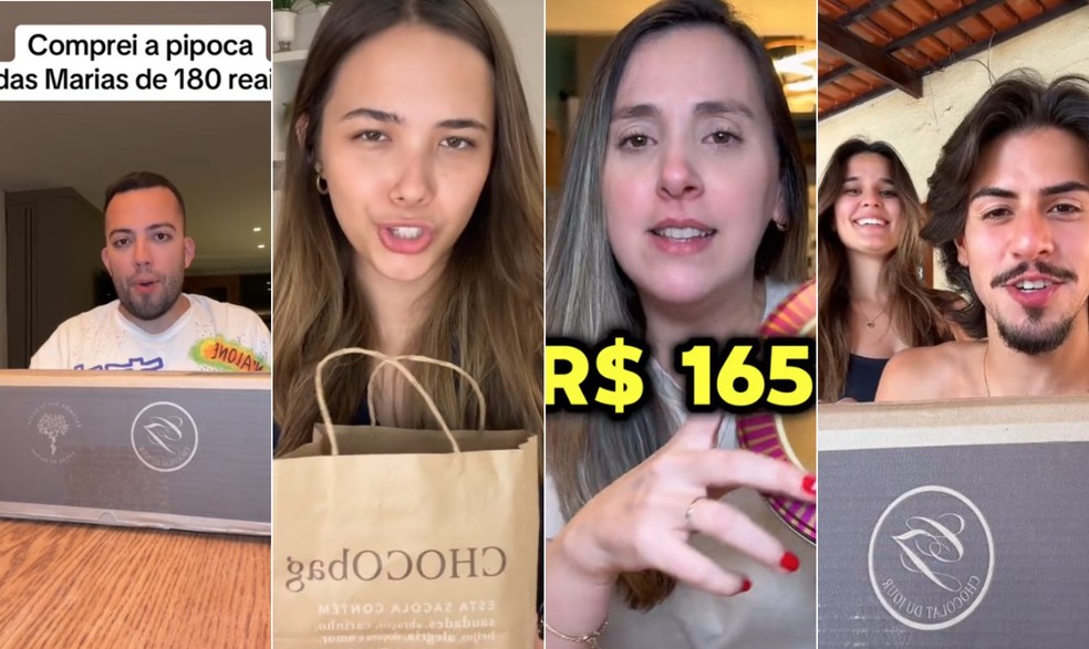 'Pipoca das Marias' viraliza na web — Foto: Reprodução/TikTok