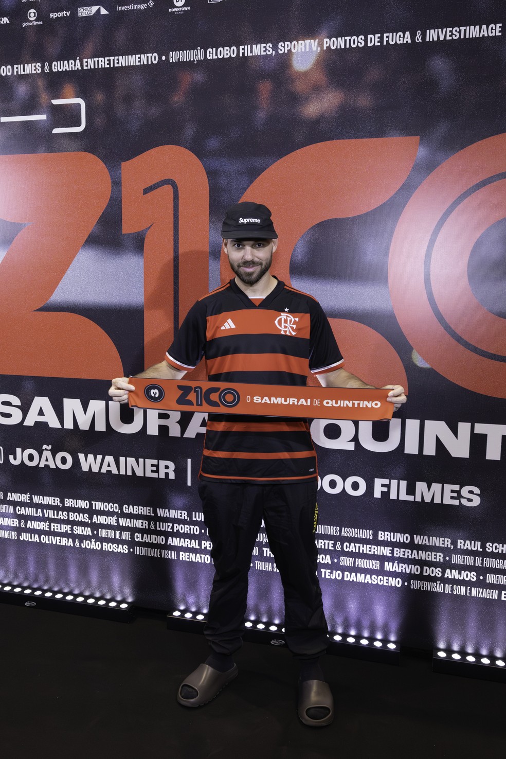 Papatinho compareceu à festa — Foto: Rogério Resende