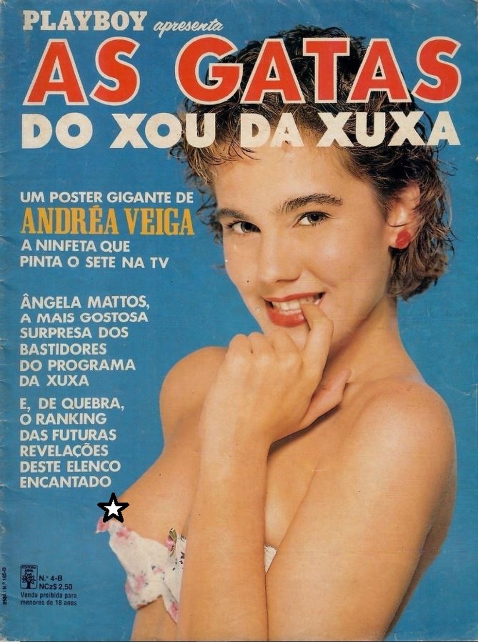 Andréa Veiga na edição especial da "Playboy" — Foto: reprodução