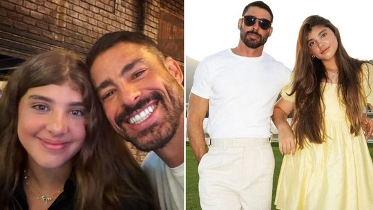 Cauã Reymond: Aos 45, ator celebra maturidade da filha Sofia, 13, e repensa 'família tradicional'