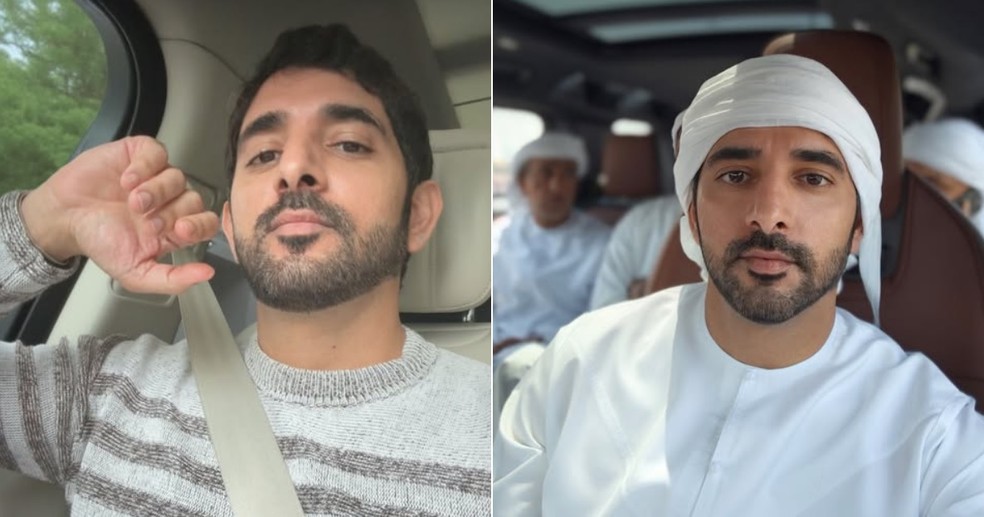 Príncipe herdeiro de Dubai, Hamdan bin Mohammed, também conhecido como Fazza — Foto: Reprodução/Instagram