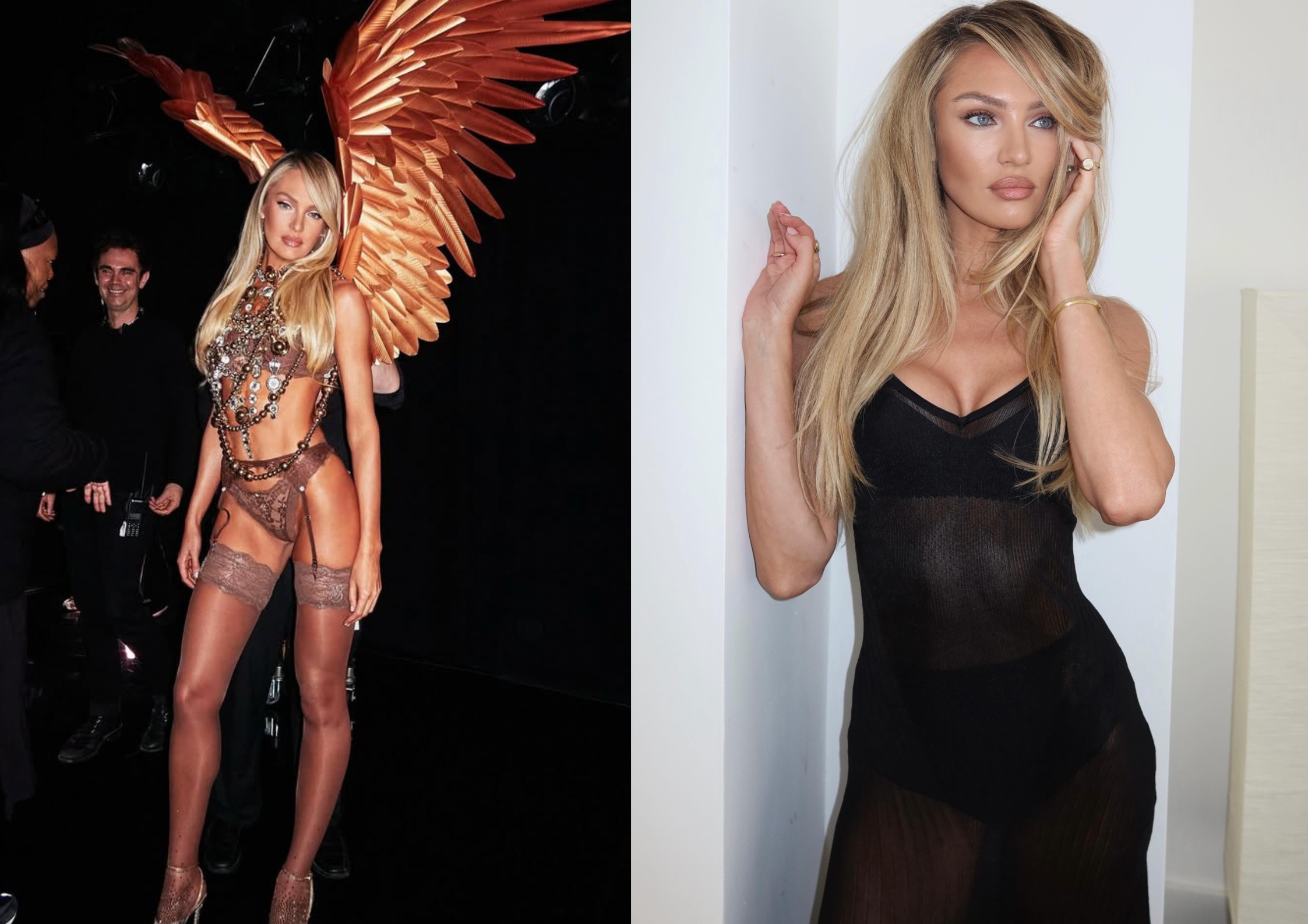 Apontada como namorada de Tom Brady, Candice Swanepoel segue Gisele Bündchen, que não retribui