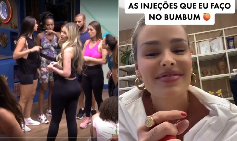 Bumbum de Yasmin Brunet, do 'BBB 24' chama atenção na web — Foto: Reprodução