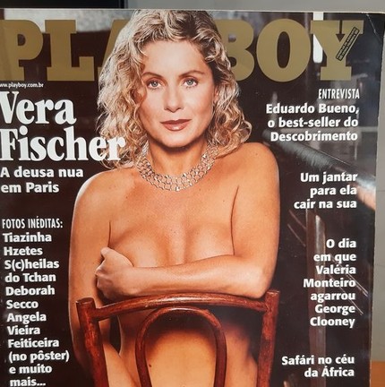 CAPA DA PLAYBOY COM VERA FISCHER — Foto: Reprodução/Instagram